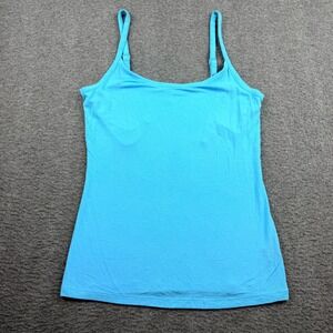 INC International Concepts Cami Women's M Blue Adjustable Strap Stretch Tank Top
